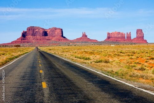 Highway 163 in Monument Valley