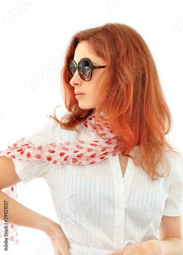 Girl with sunglasses