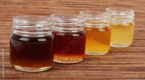 jars full of honey , mix taste