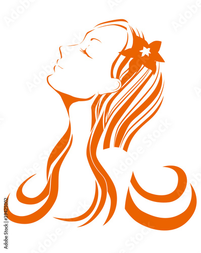 Flower girl vector_02