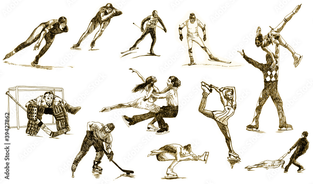 Fototapeta premium winter sports collection 2