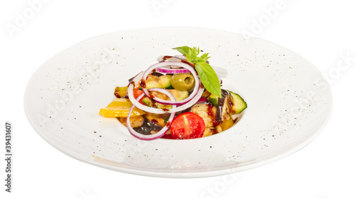 Grilled vegetables (zucchini, eggplant, onions, peppers, asparag