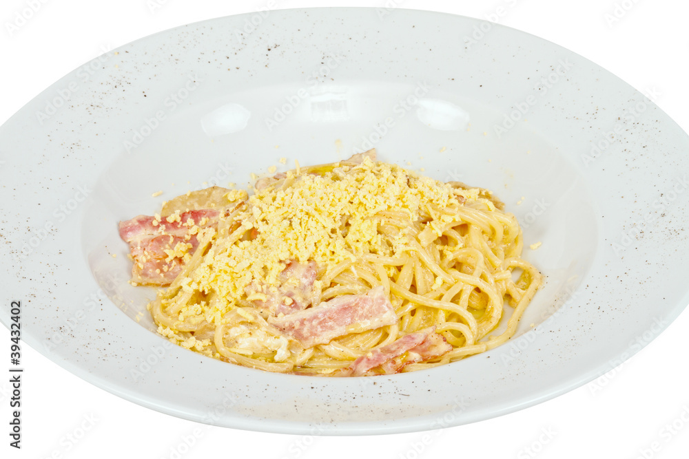 spaghetti carbonara pasta with bacon and mushrooms spaghetti carbonara pasta with bacon and mushrooms