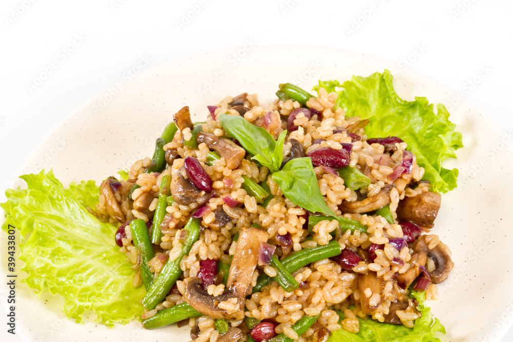 tasty rice with mushrooms tasty rice with mushrooms