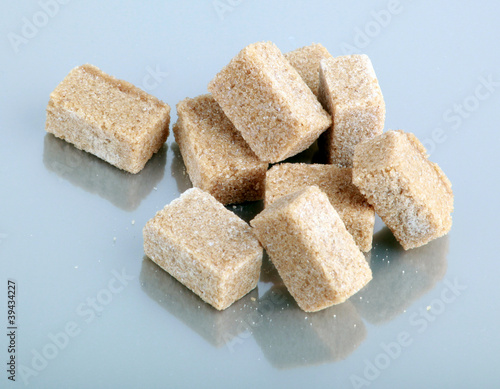 Brown sugar cubes.