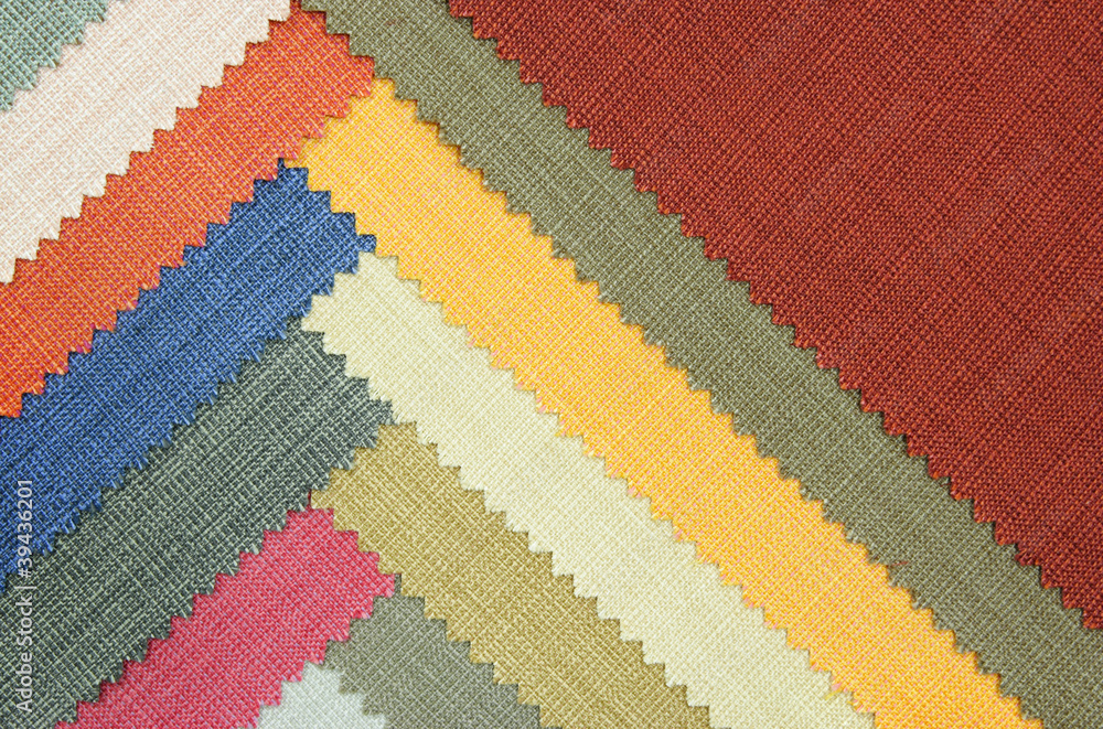 Multi color fabric texture samples Multi color fabric texture samples