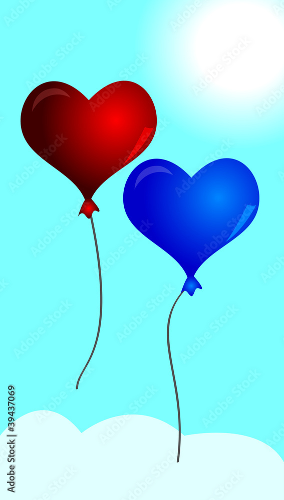 Heart baloons Heart baloons