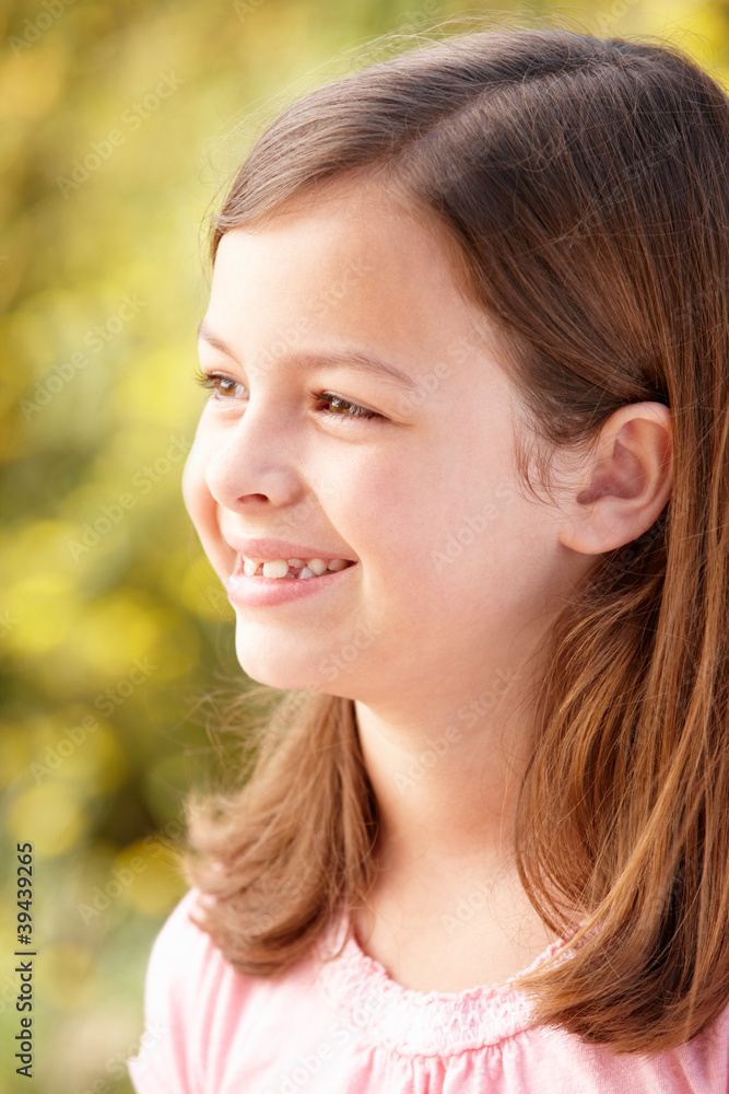 Portrait Hispanic girl outdoors Portrait Hispanic girl outdoors