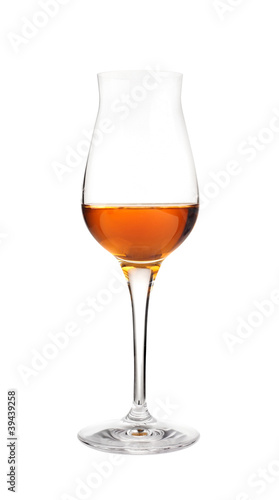 glass of brandy or whisky