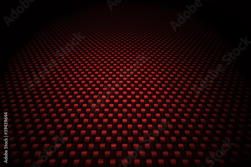 Red carbon fiber background or texture