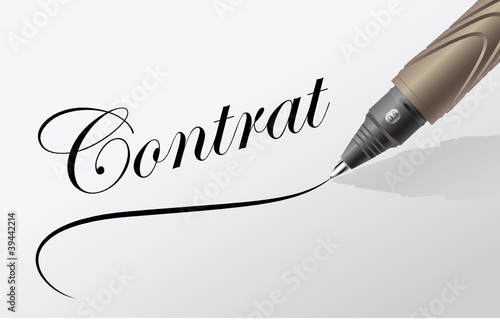 signature de contrat