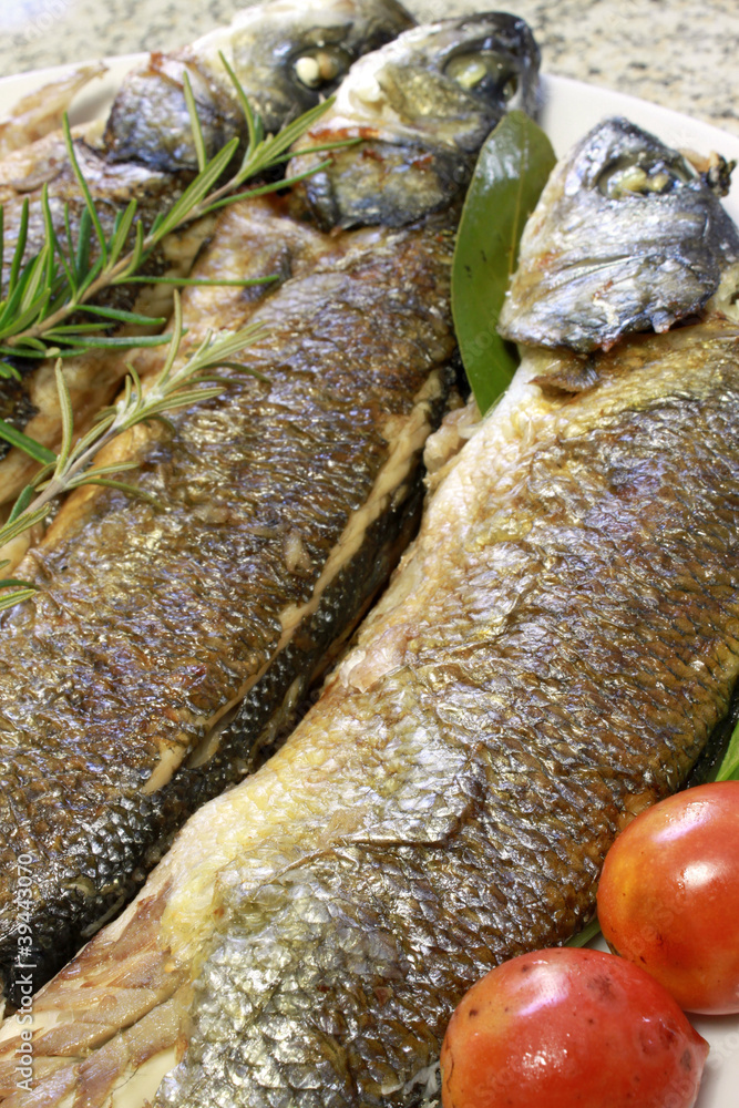 delicious roasted trout