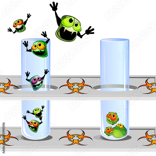 Germs escaping from proof