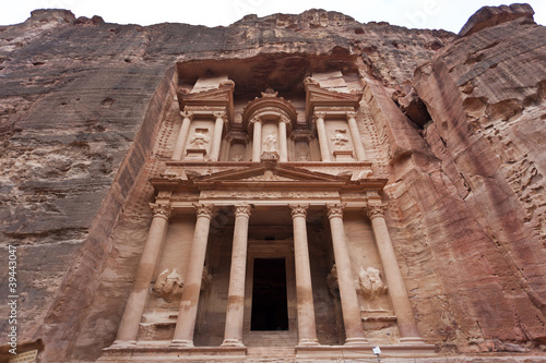 Facade of the Treasury - Al Khazneh - Petra - Jordan