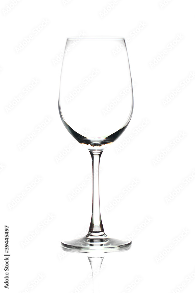 empty wine glass