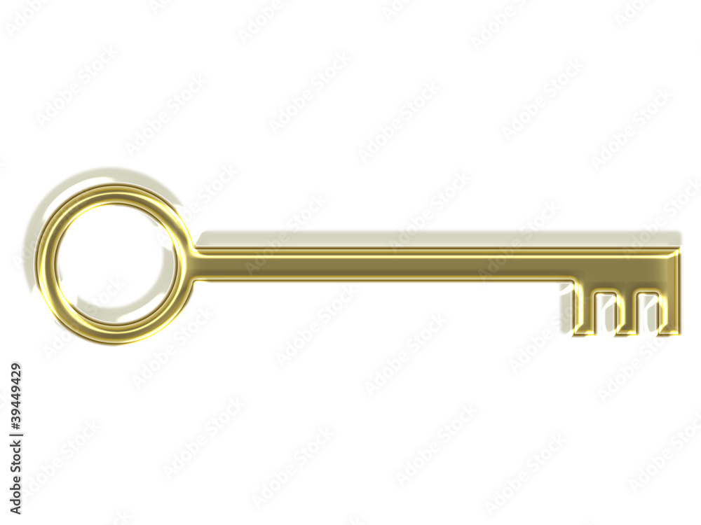 Ícone dourado - chave