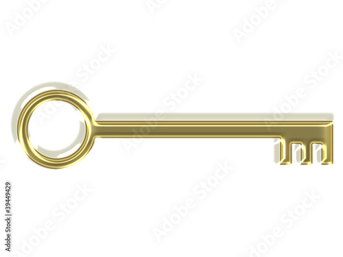 Ícone dourado - chave