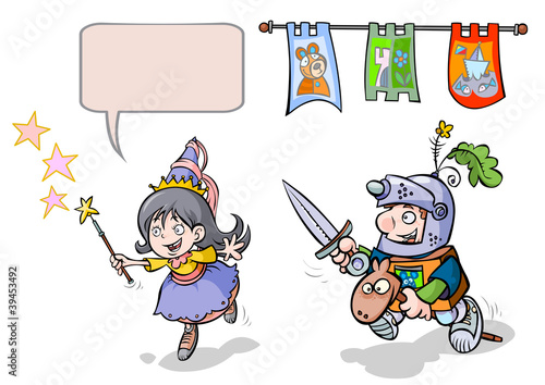 Little Princess- Enchantress and Knight- Boy.