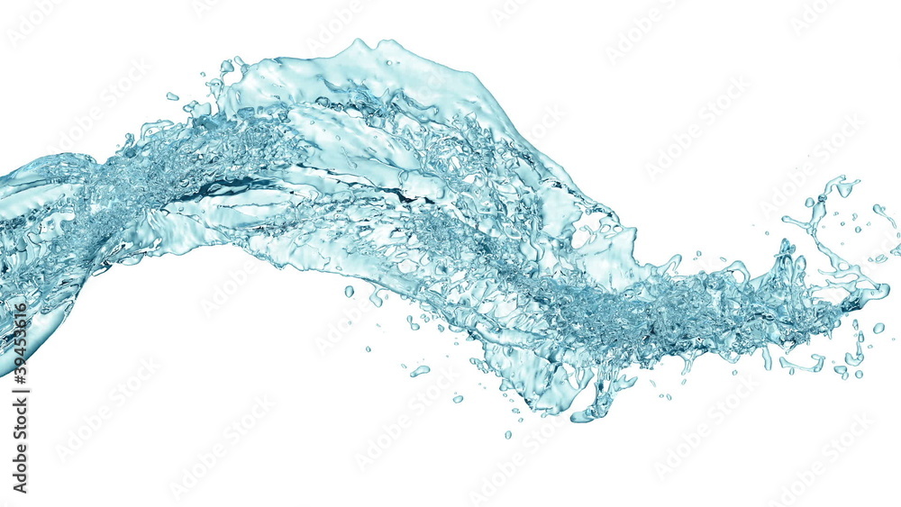 Slow motion flowing water with mate