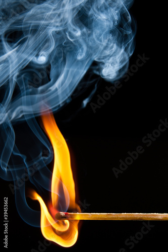 burning Matchstick photo