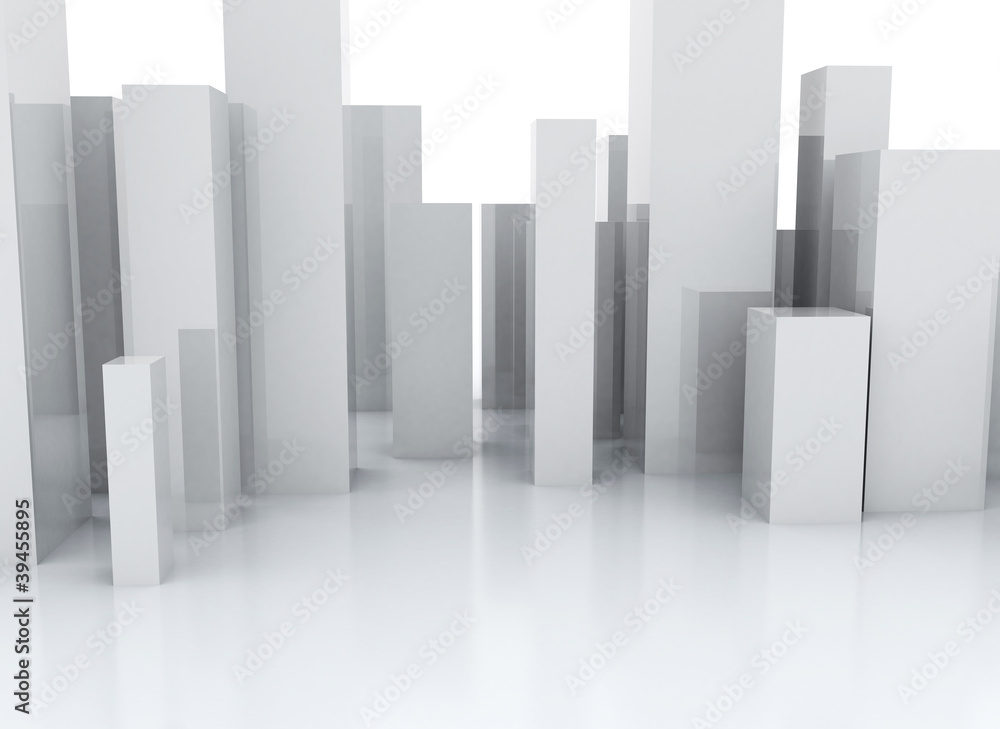 Abstract city 3d Abstract city 3d