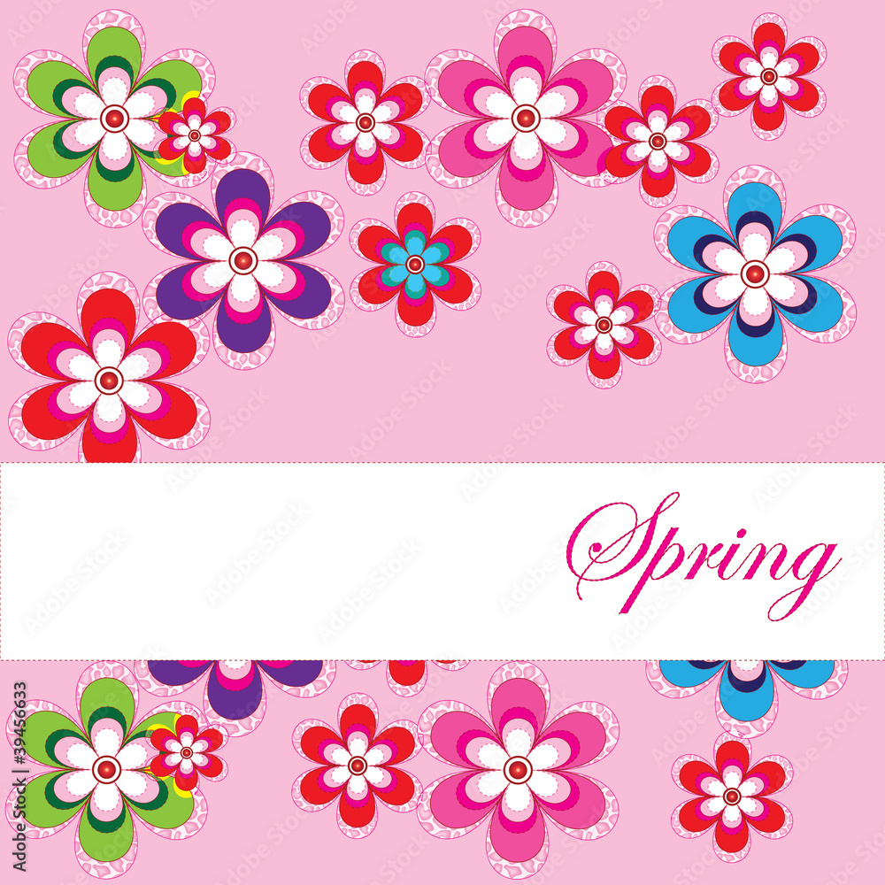 Spring card Spring card