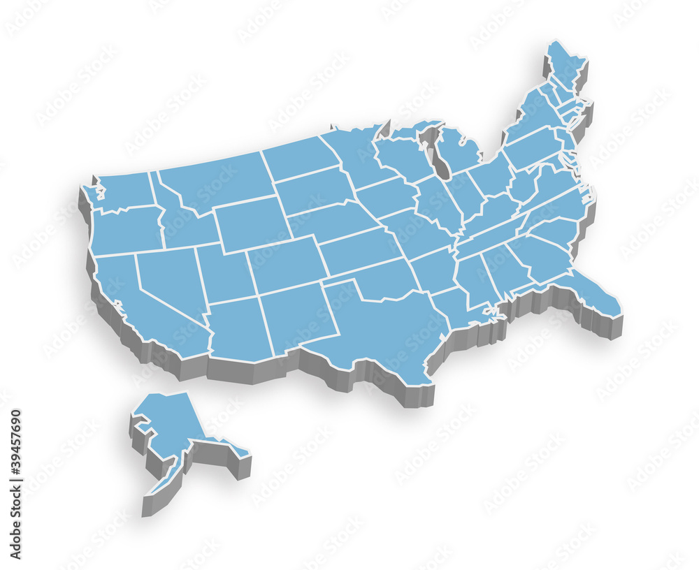 Obraz premium USA Map