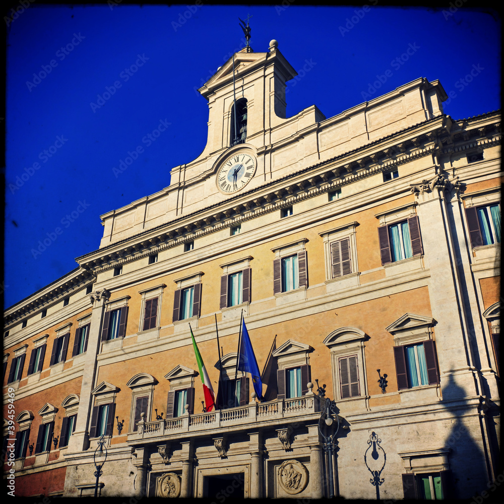 Fototapeta premium Palazzo Montecitorio, Roma
