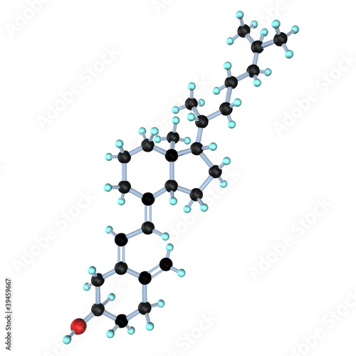 Molecule Vitamin D3 Cholecalciferol