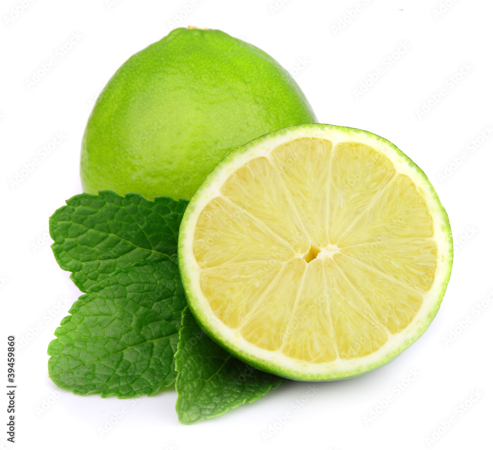 Sweet and juice citrus with mint Sweet and juice citrus with mint