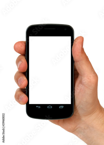 smart phone in hand