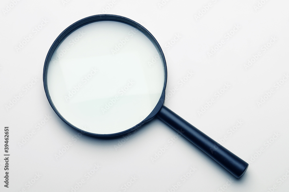 Magnifuing glass isolated on white background Magnifuing glass isolated on white background