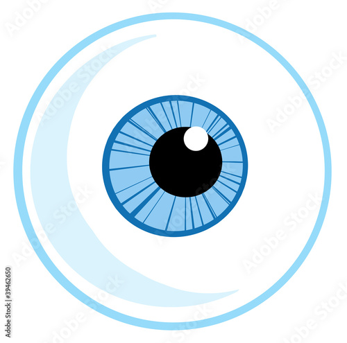 One Blue Eye Ball