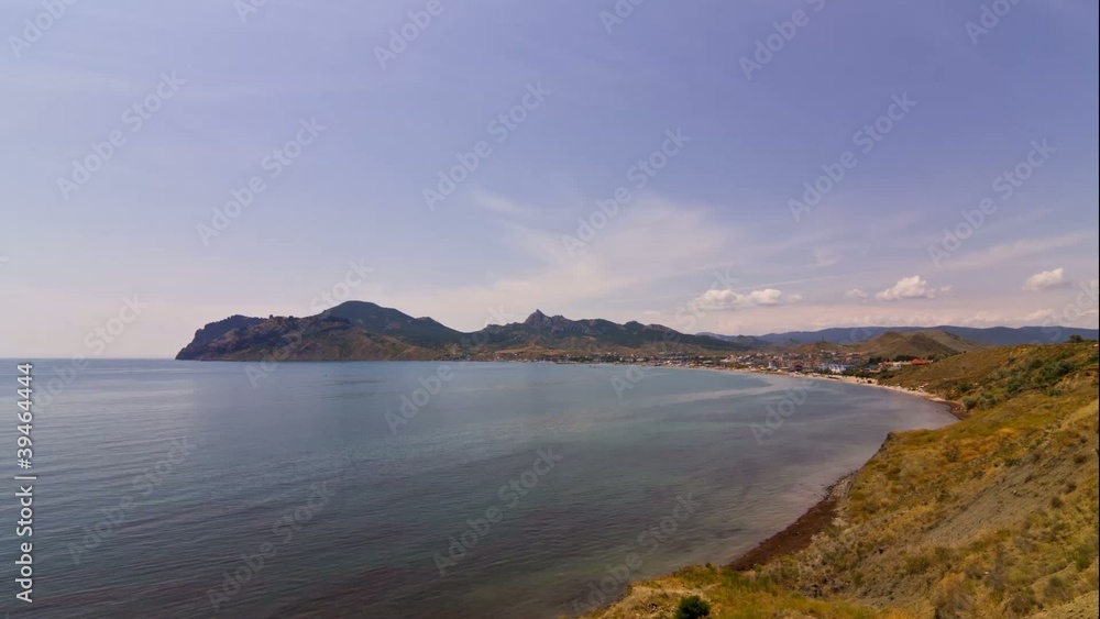 Time lapse ashore from a height Time lapse ashore from a height
