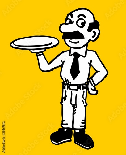 Camarero cartoon