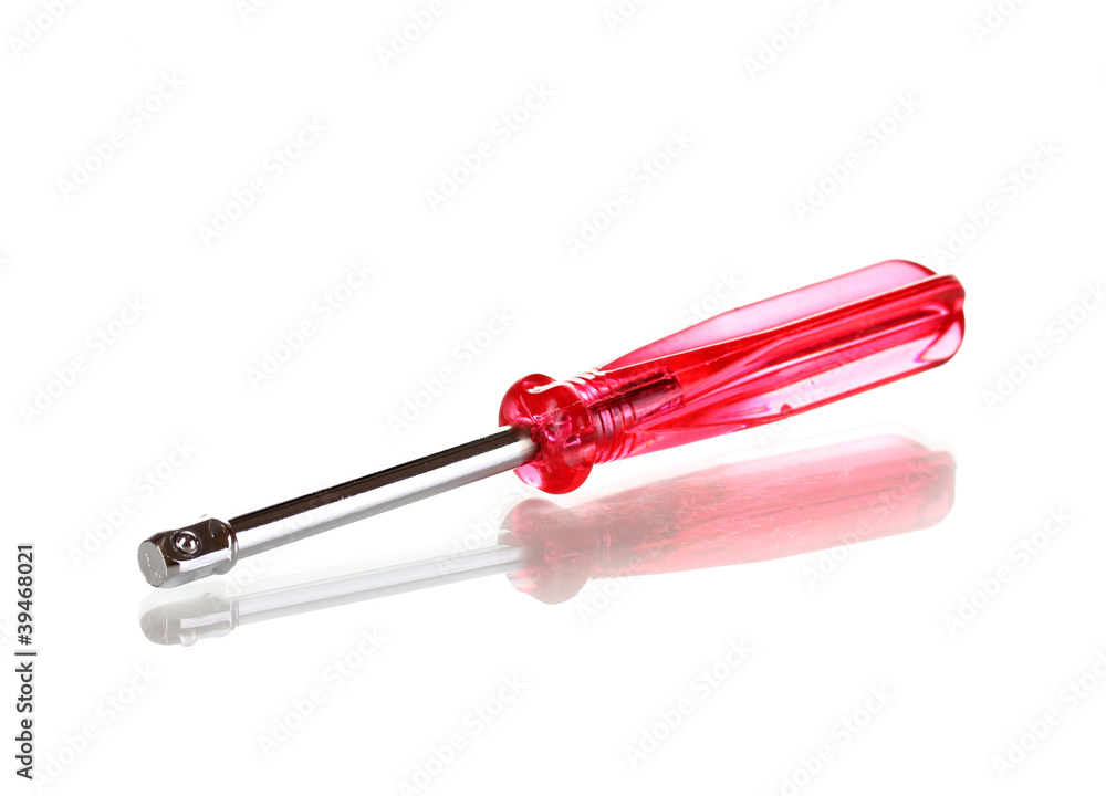 Screw driver isolated on white Screw driver isolated on white
