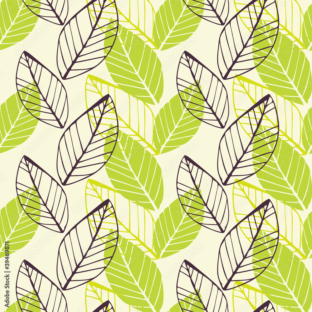 Leaf green spring pattern Leaf green spring pattern