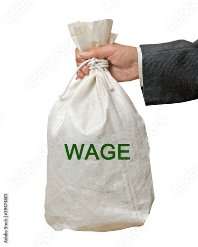 фотографія Bag with wage