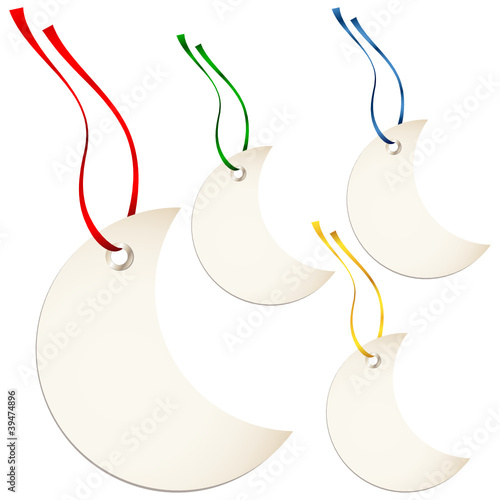 Christmas Hangtags Moon