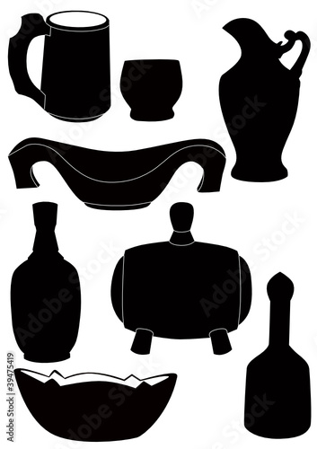 Utensils the house a cosiness an interior