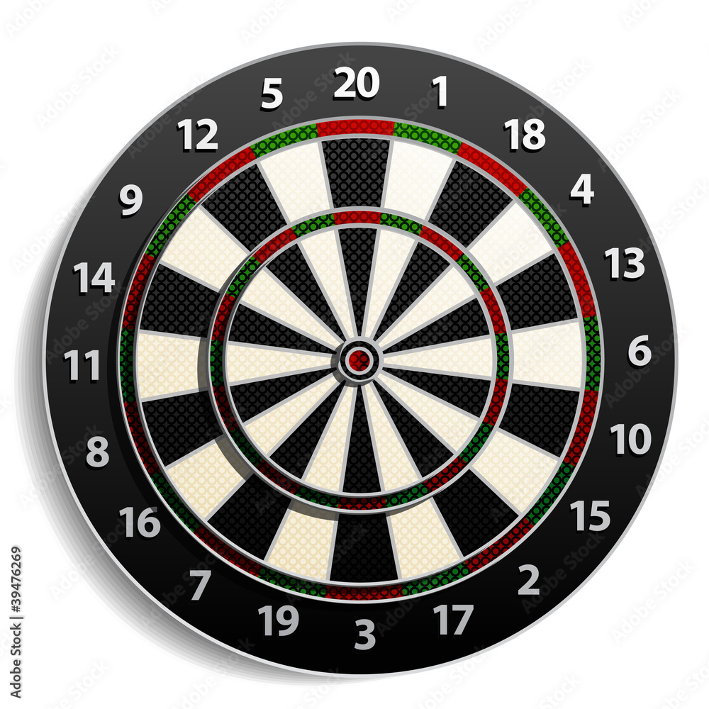 dart Target isolated on white dart Target isolated on white
