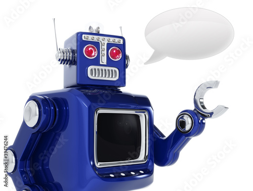 Wallpaper Mural robot is talking Torontodigital.ca