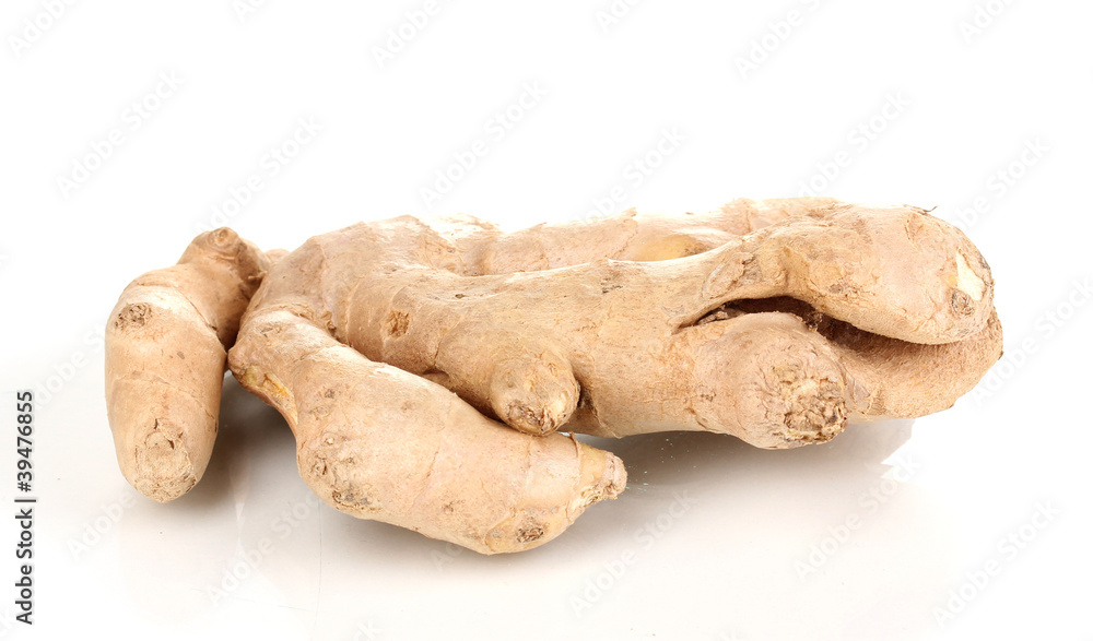 Ginger isolated on white Ginger isolated on white