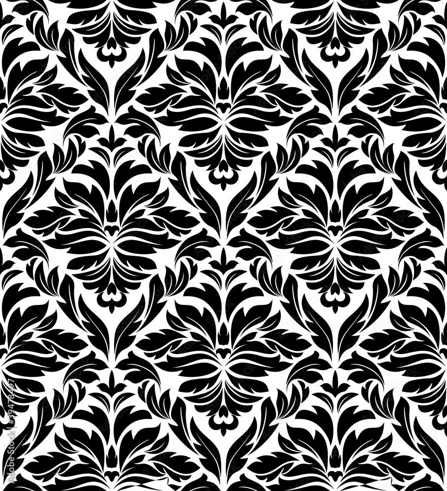 Damask seamless background Damask seamless background
