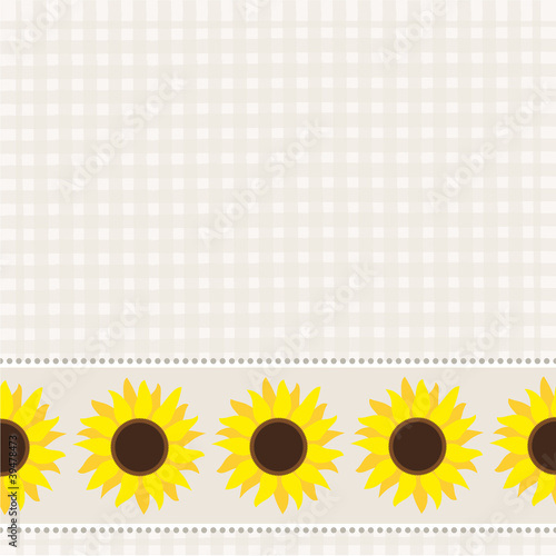 Karte Sonnenblumen baige