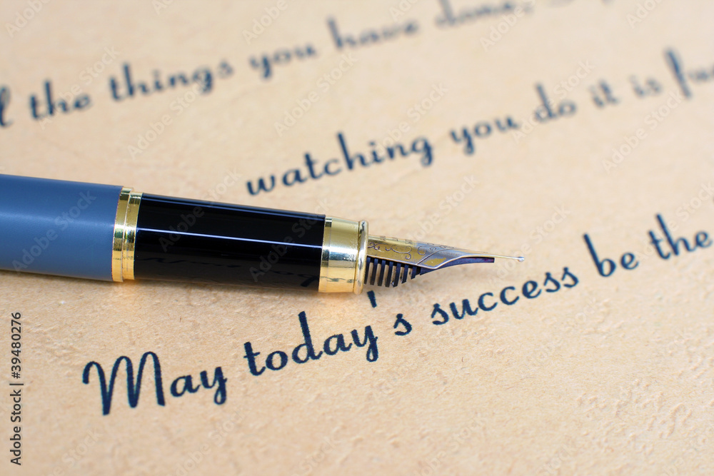 Obraz premium Well done letter