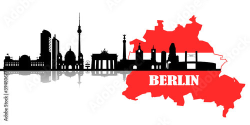 Berlin Skyline Umriss