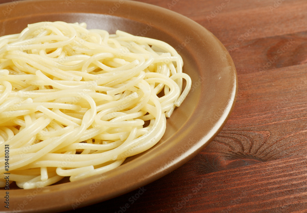 Close up spaghetti Close up spaghetti