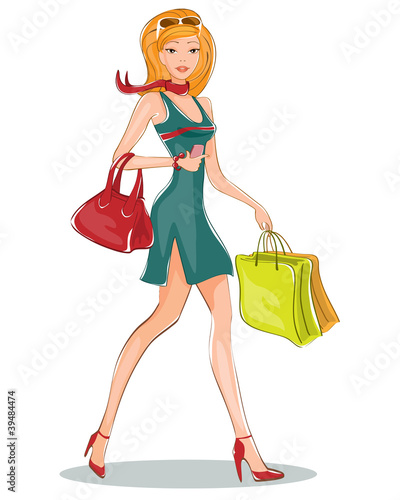shopping woman