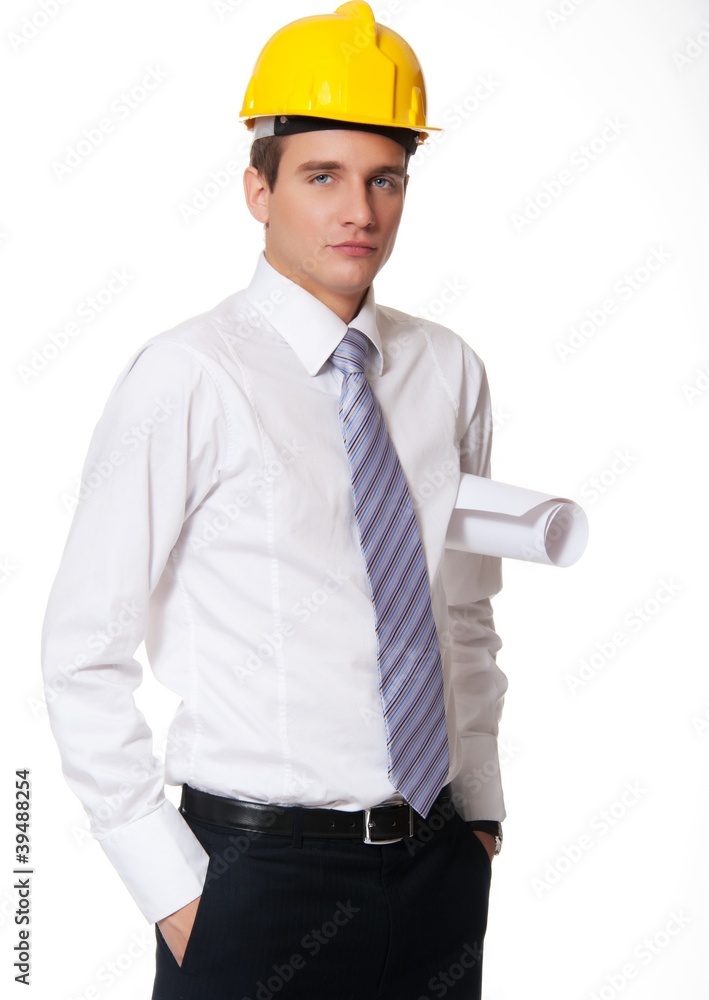 Picture of a handsome builder